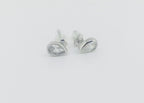 925 Sterling Silver Water Drop Stud Earrings | Brilliant Cut Stone