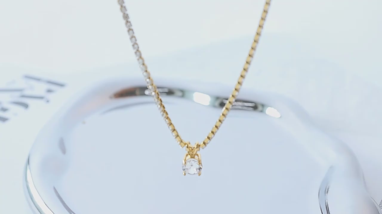 Demifine 18K Gold Plated Zircon Tennis Necklace