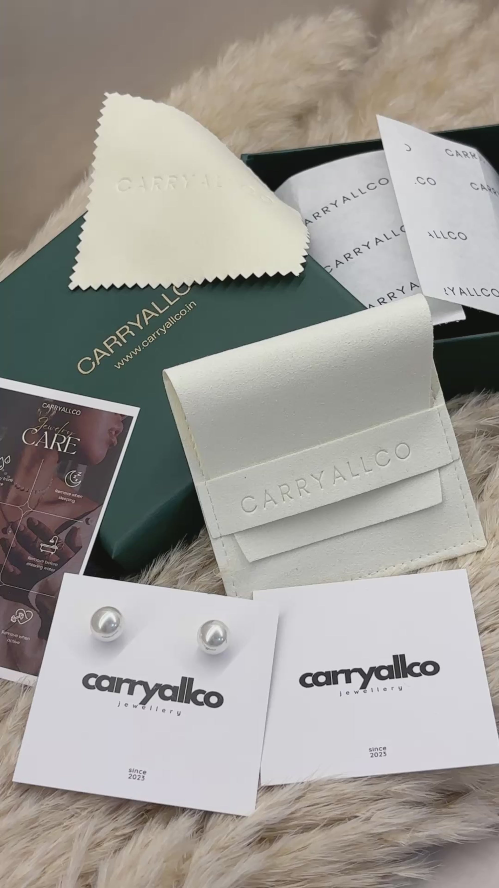 Carryallco Pure Pearl Minimalist Studs